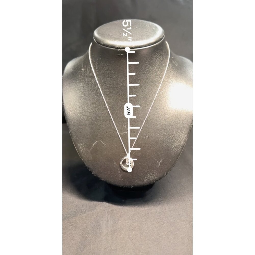 Sterling Silver Necklace & Earrings Set Engraved "I Love You To The Moon & Back - Picture 12 of 12